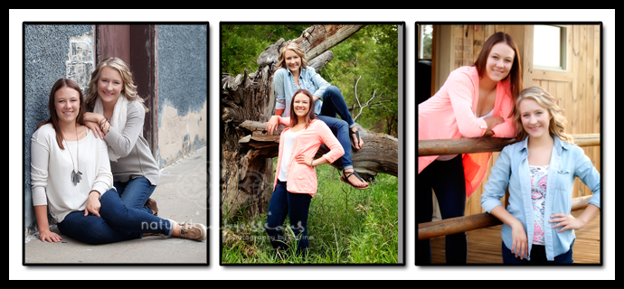 senior girls outdoor photos