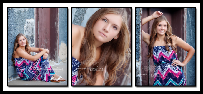 Senior pictures in old alley