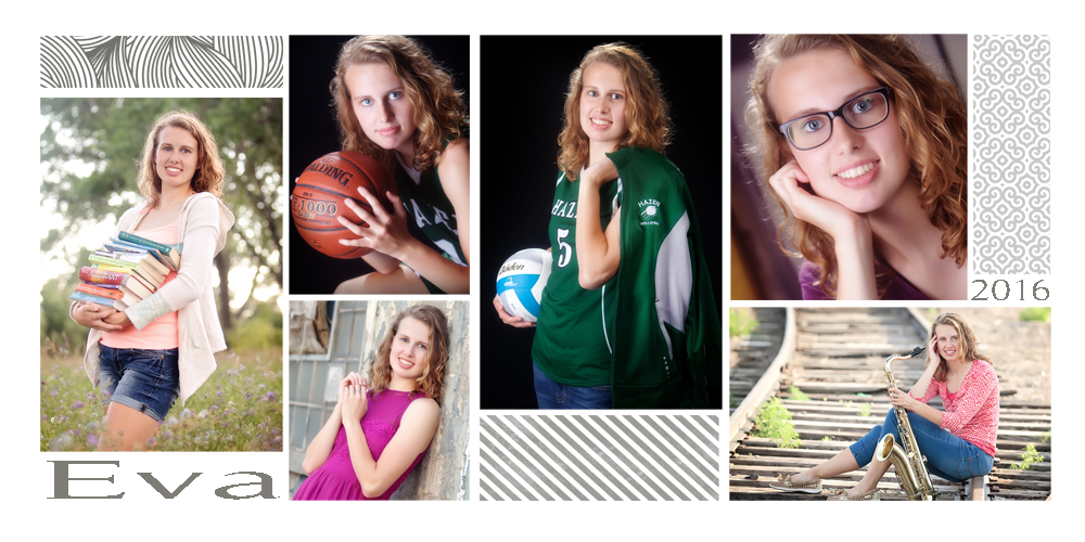 Senior girl collage