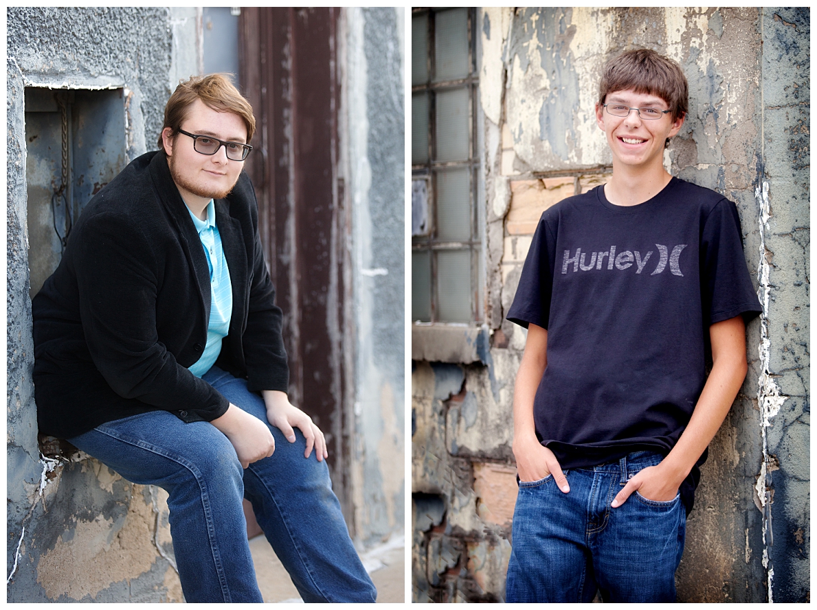 Senior pictures in alley