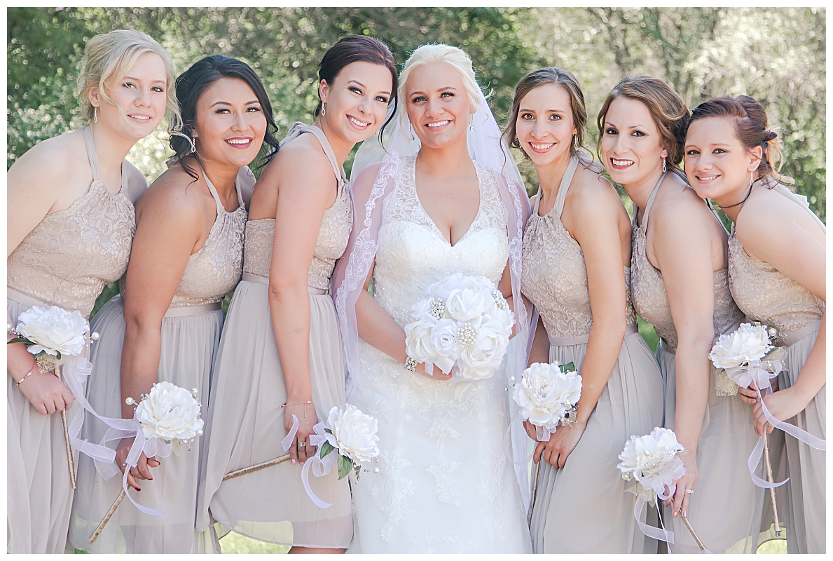 close up bridesmaids