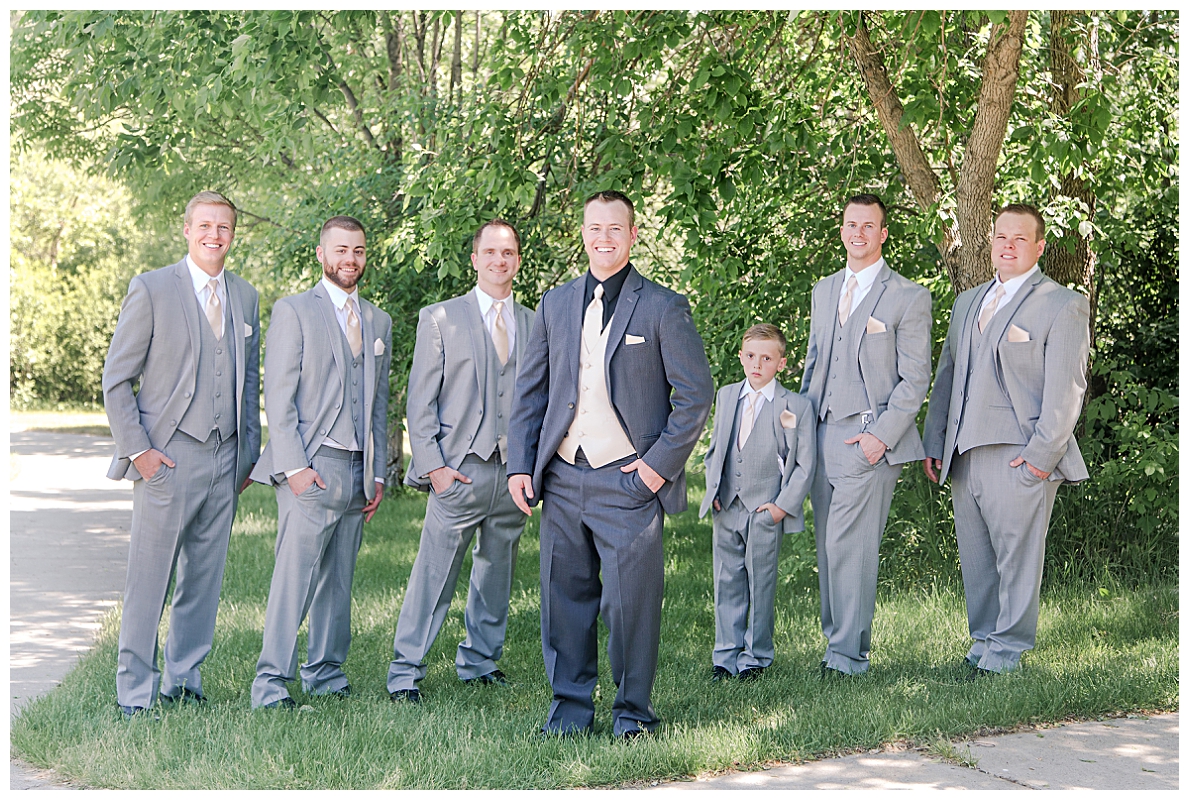 Grooms men formal photos