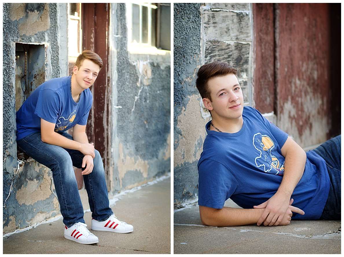 Senior pictures in alley