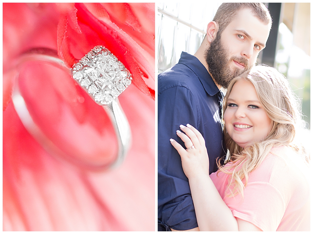 Engagment pictures with ring