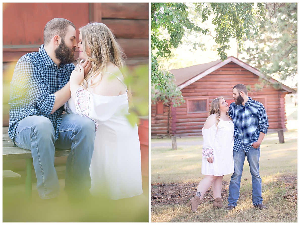 Engagement photographer Minot