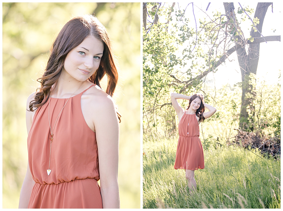 Senior Pictures in a field