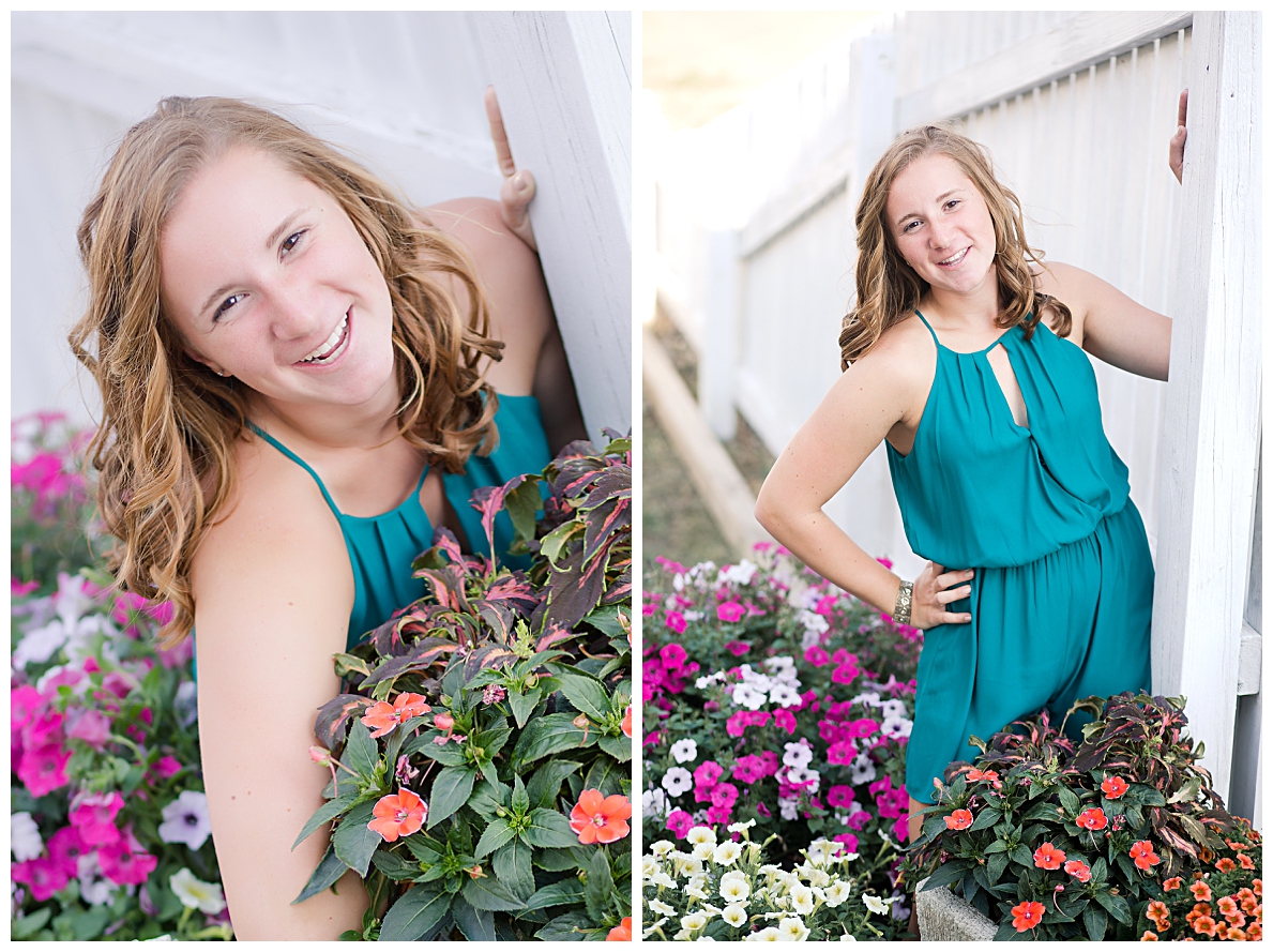 Senior girl pictures with flowers