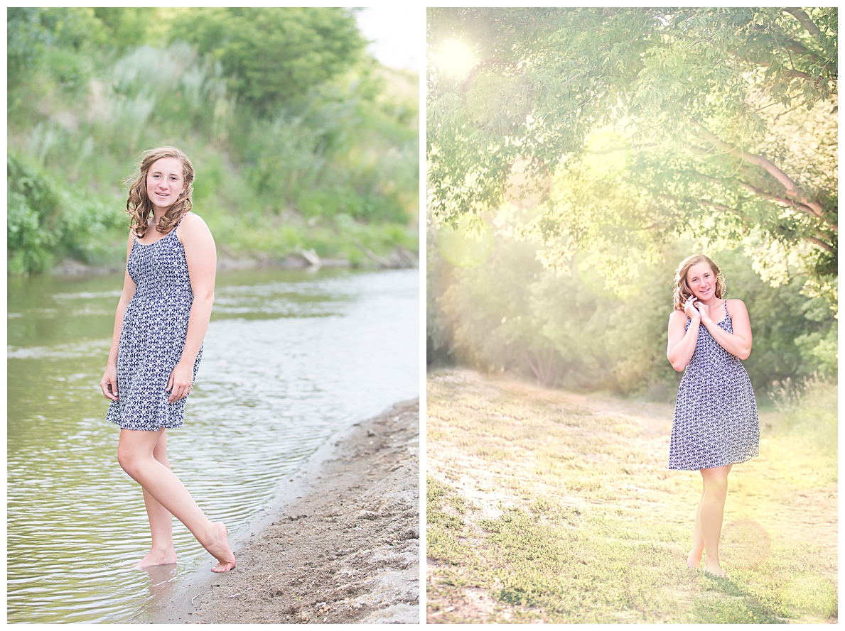 Senior pictures by the river