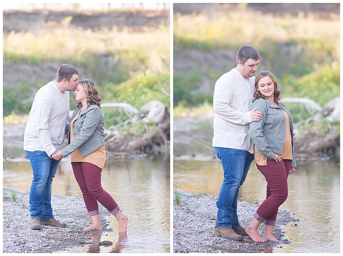 Engagement photos in Dickinson