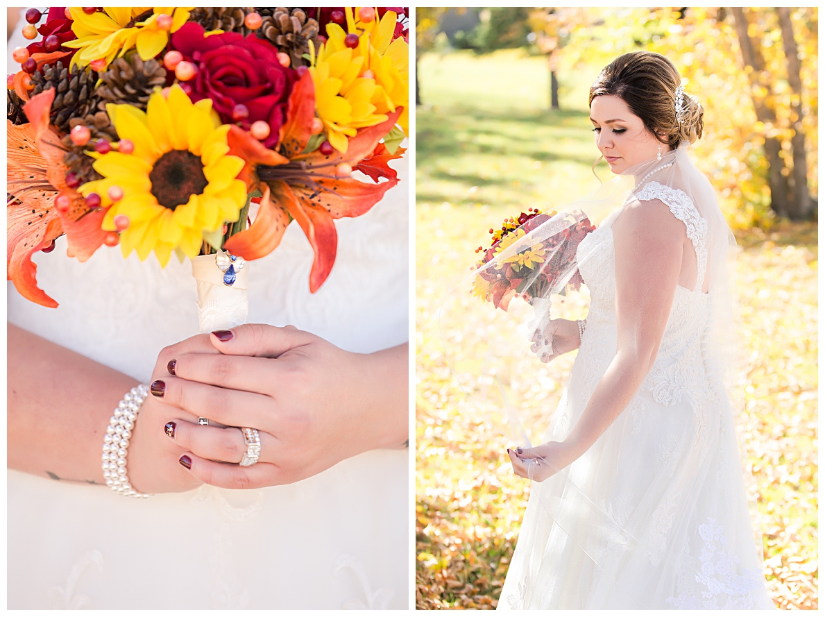 Bridal Portraits in Killdeer North Dakota