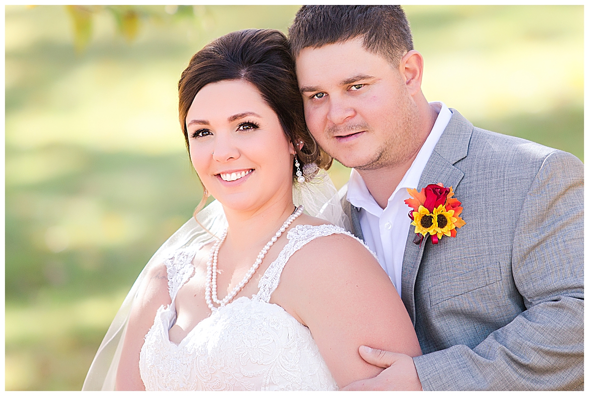 Fall Wedding Pictures in Bismarck ND