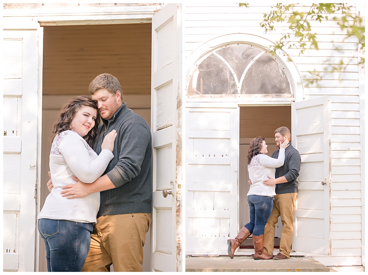 Engagement Pictures country church