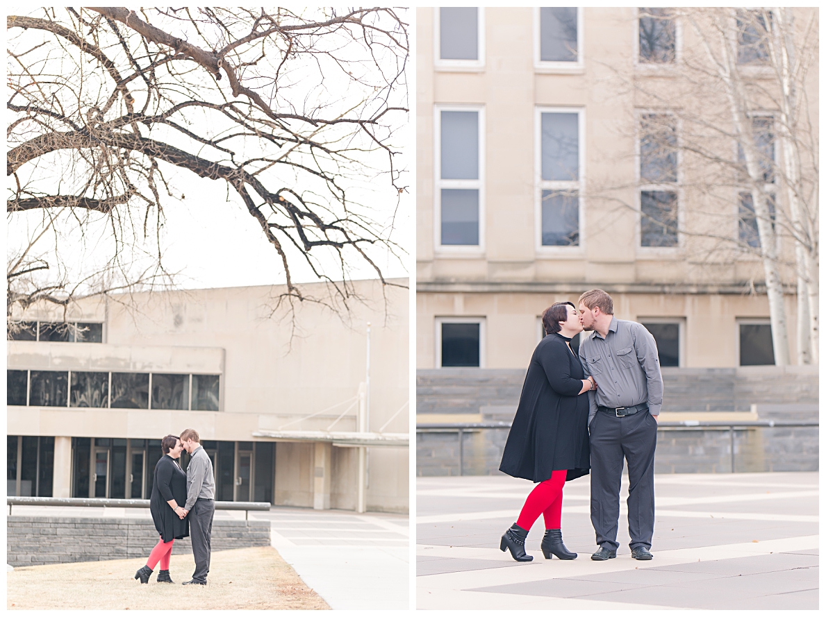 Engagement Session Bismarck STate Capital