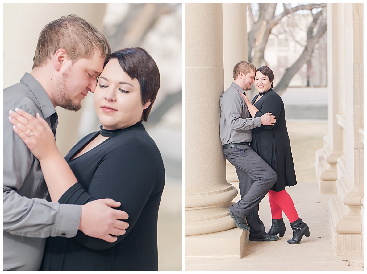 Fall Engagement Photos Bimarck ND