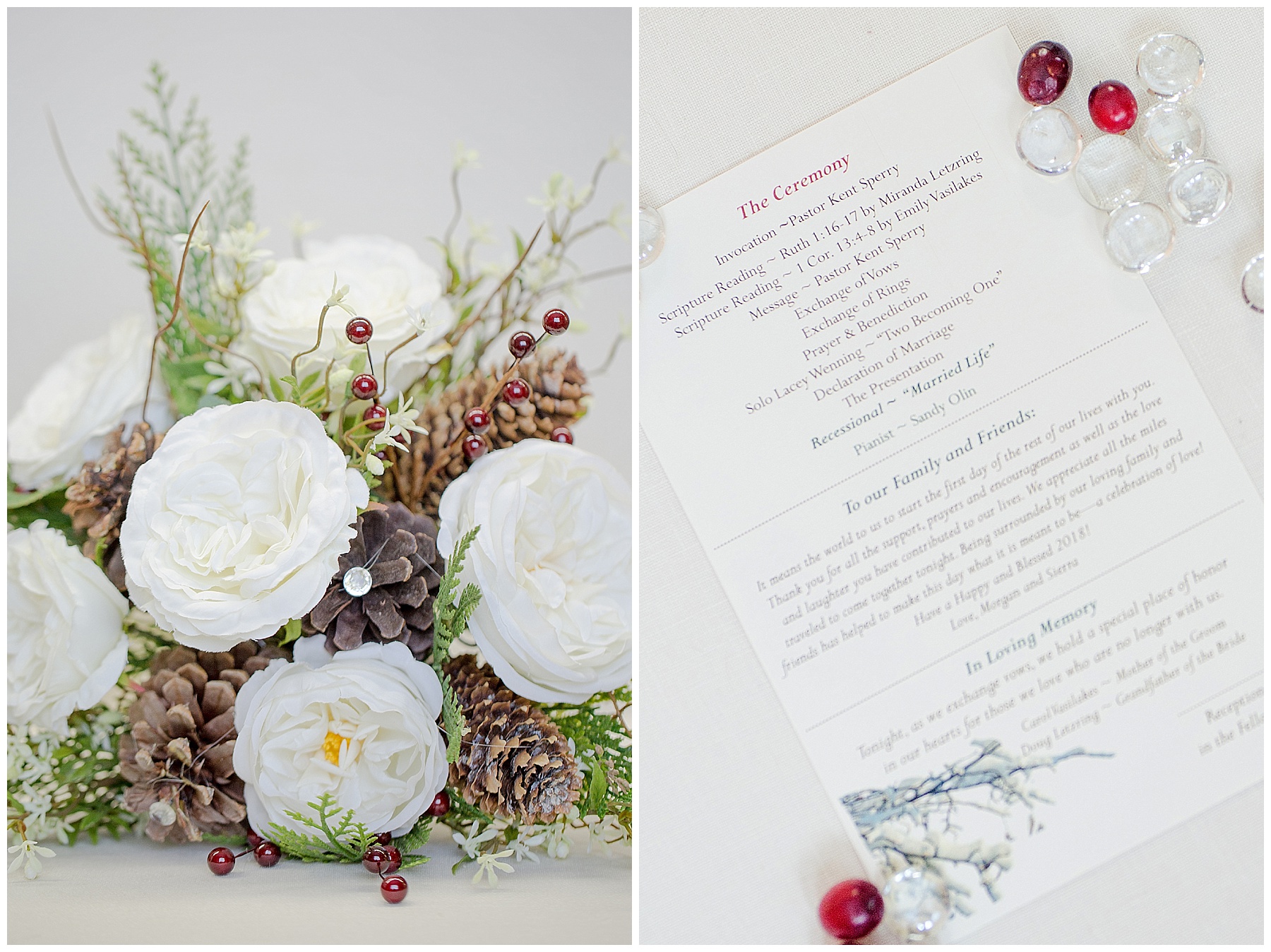 Winter Wedding Details