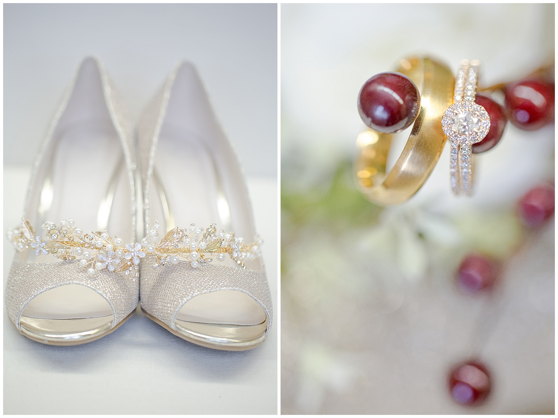 Winter wedding details