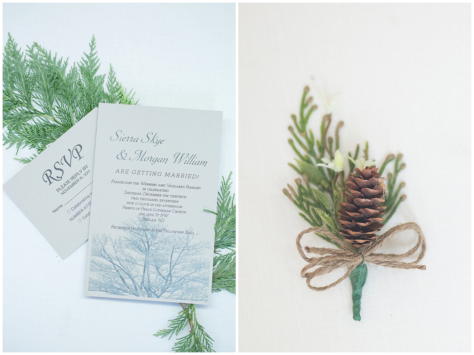 Winter Wedding invitation