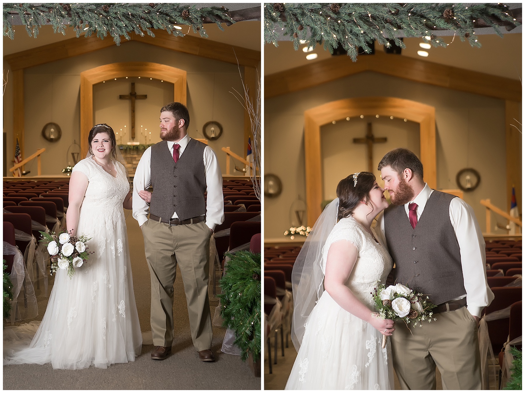 Winter Wedding in church