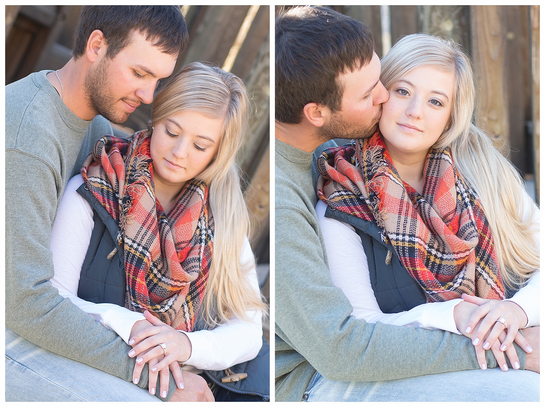 Engagement pictures Medora North Dakota park