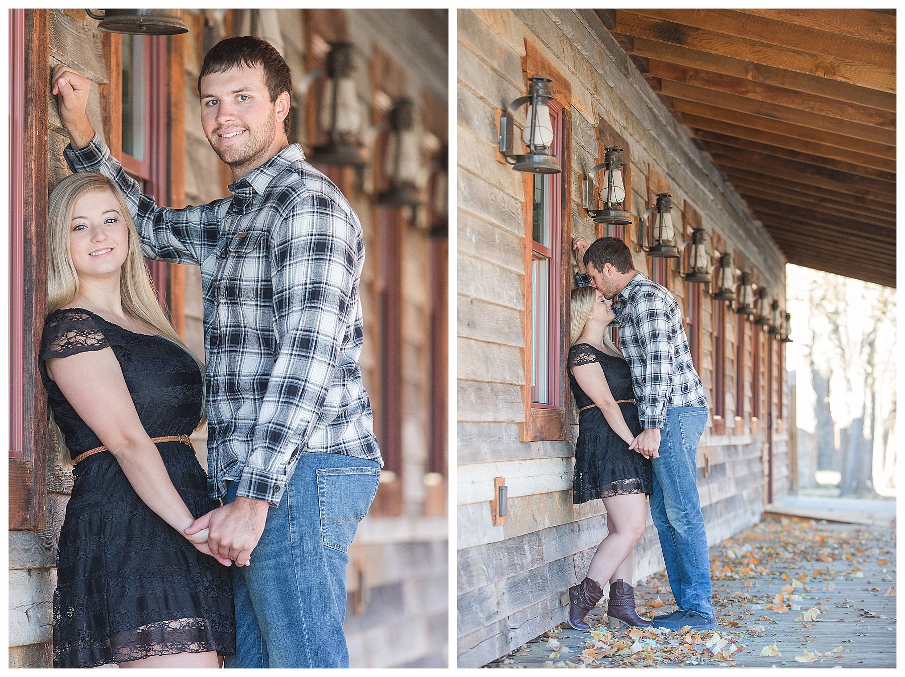 Old building engagement pictures