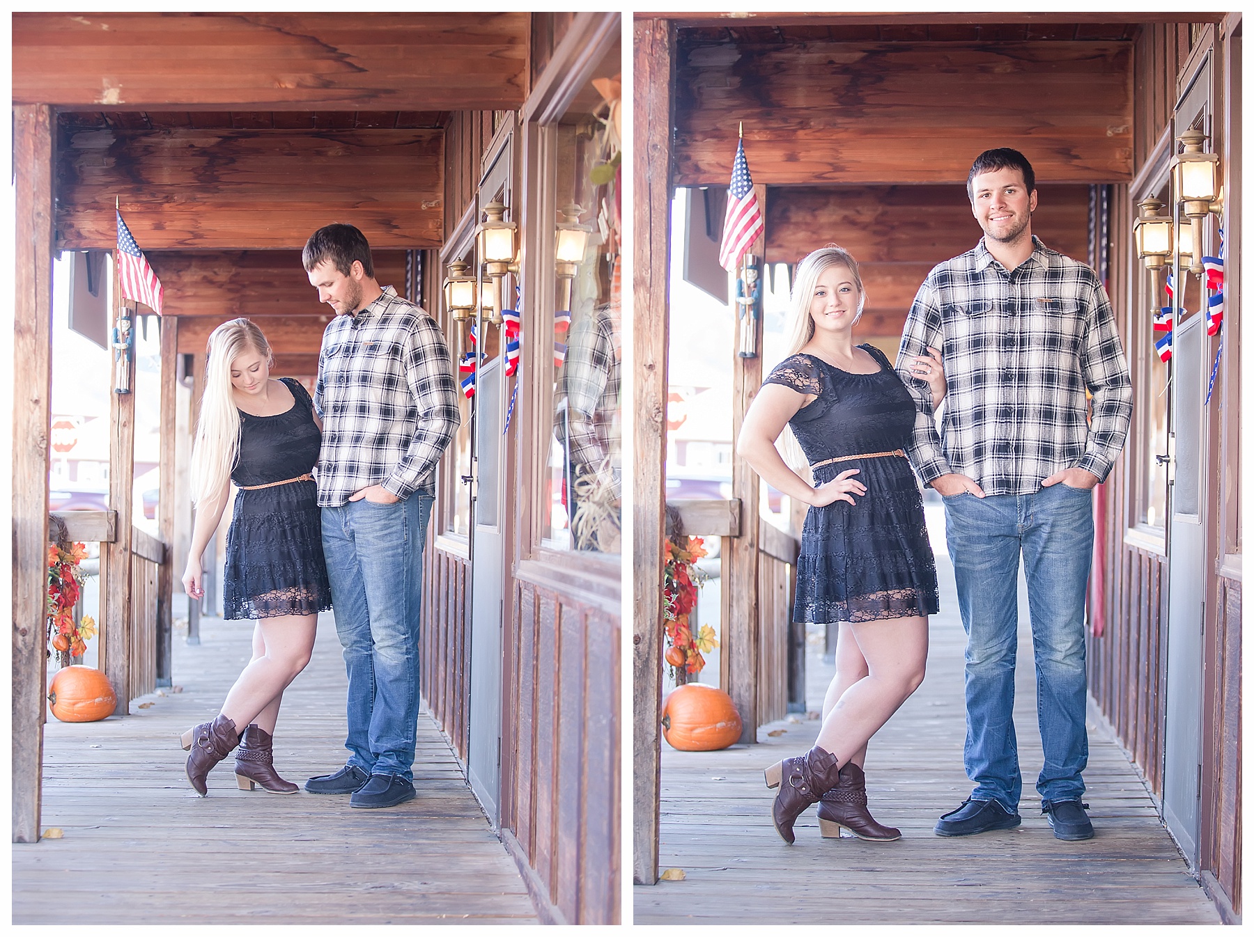 Old town engagement pictures