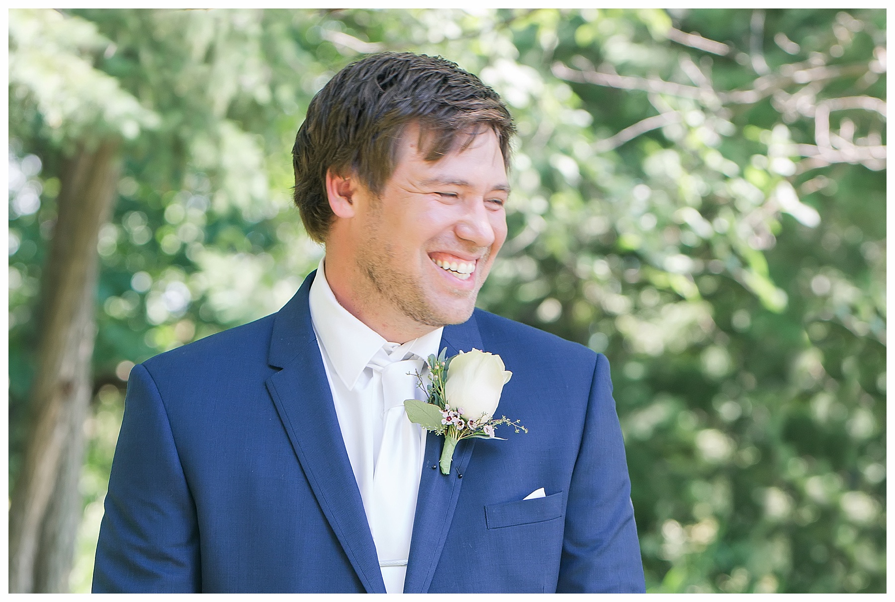 groom laughing