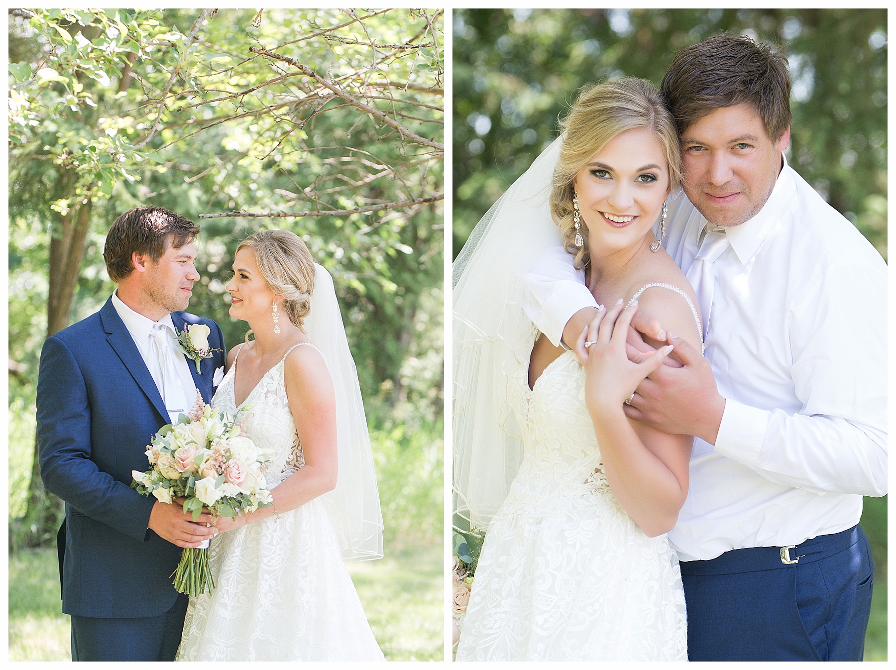 bride and groom portraits