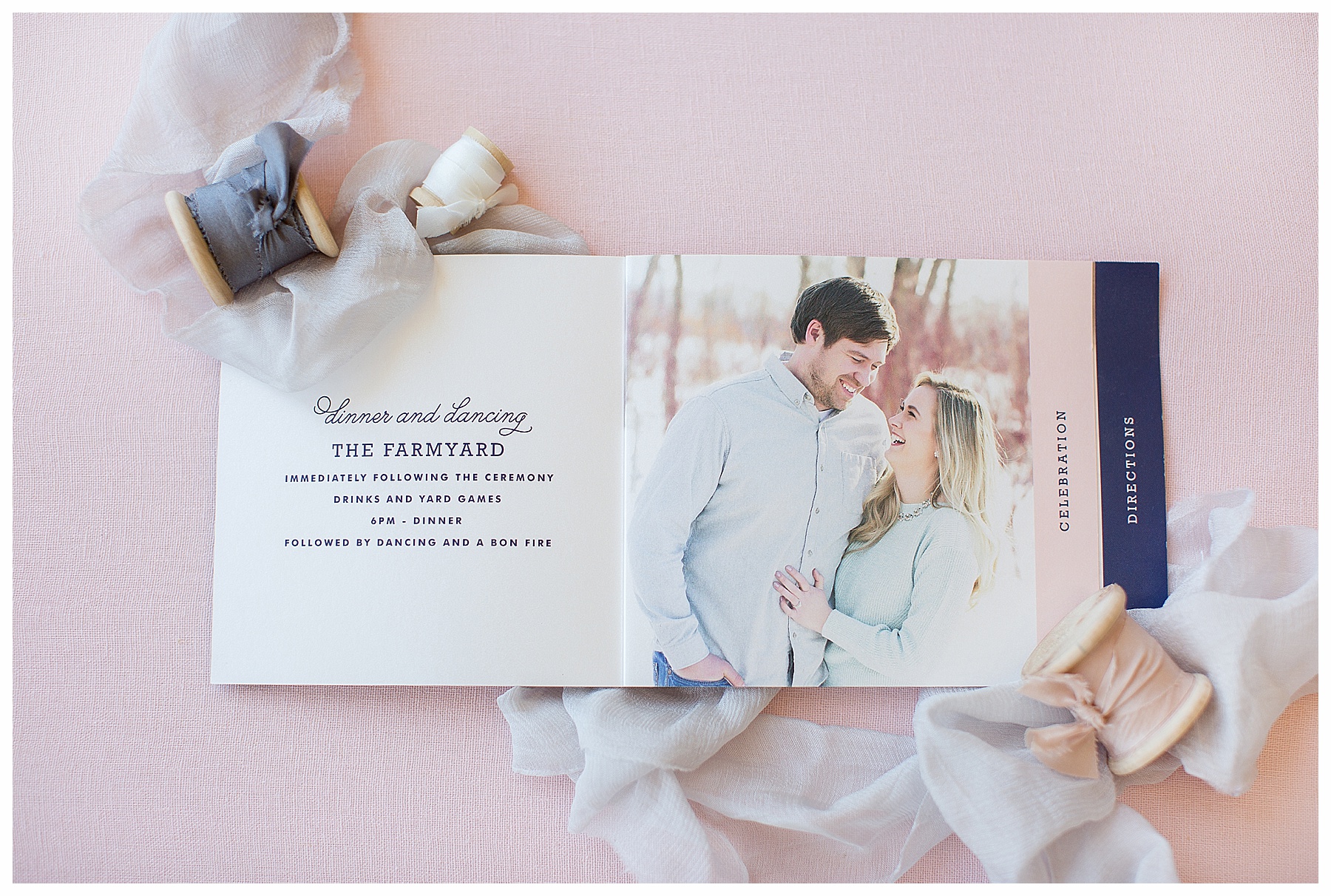 styled wedding invitation photo