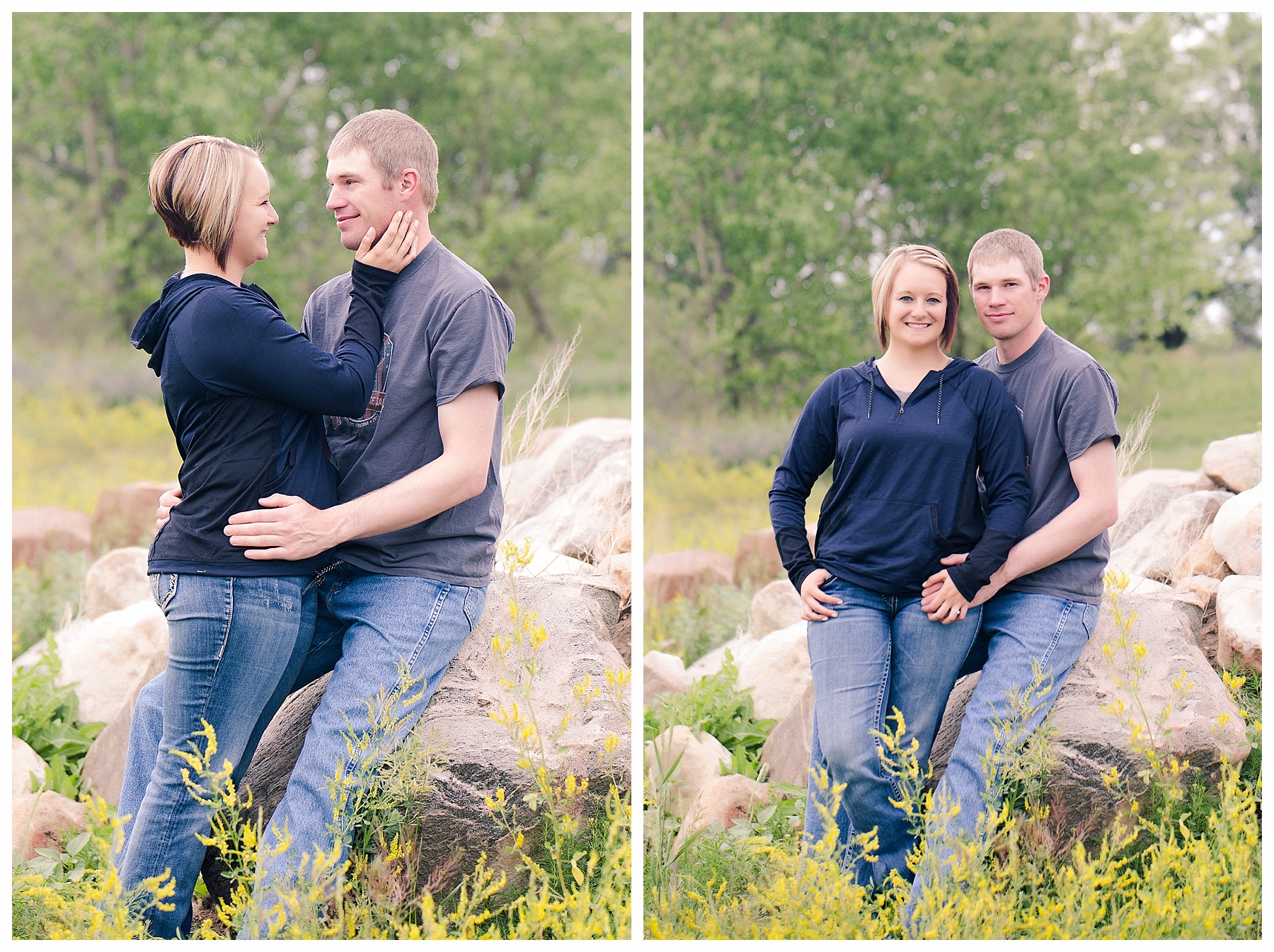 Casual engagement pictures