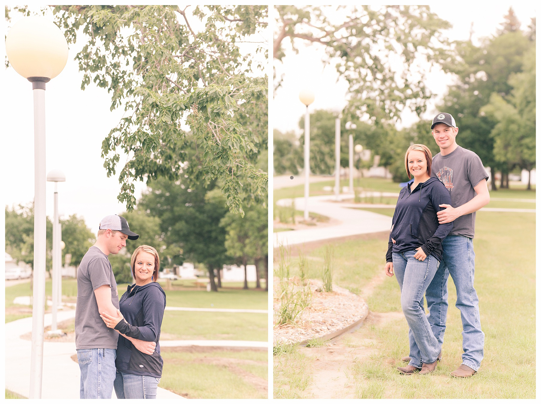 City park engagement pictures