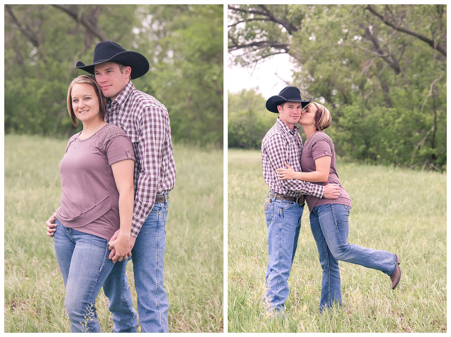 cowboy engagement pictures