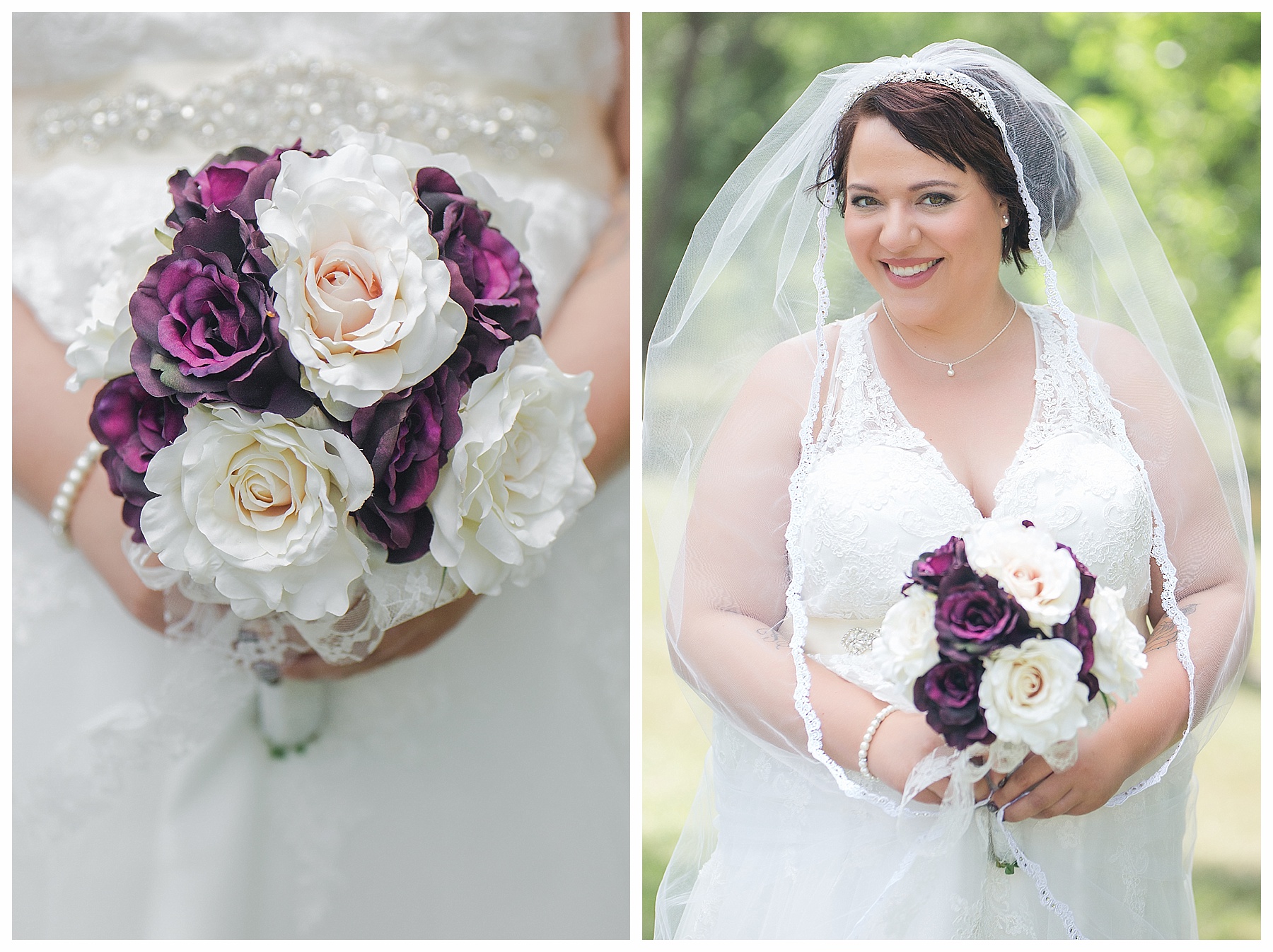 bride and bouquet