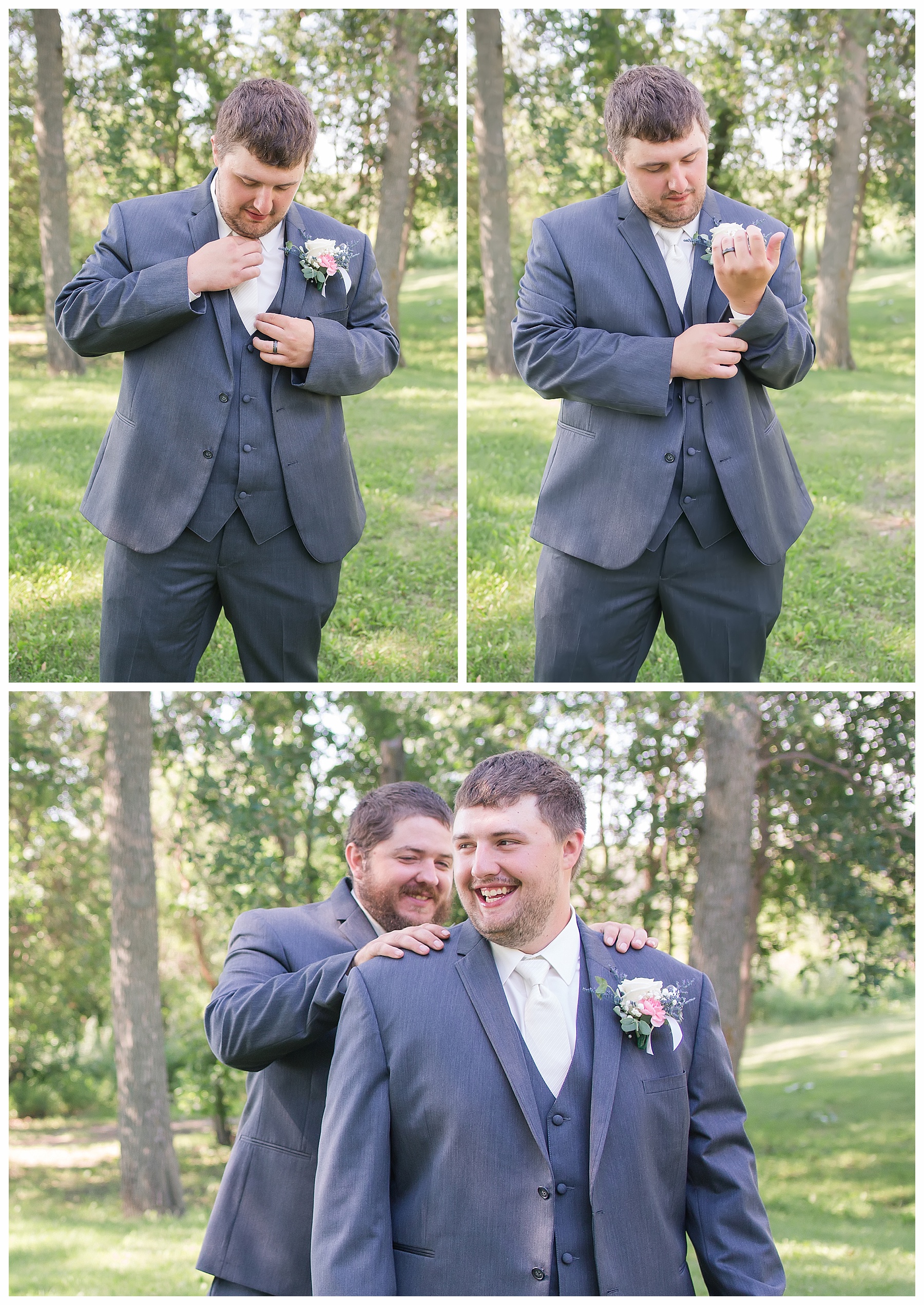 groom getting ready