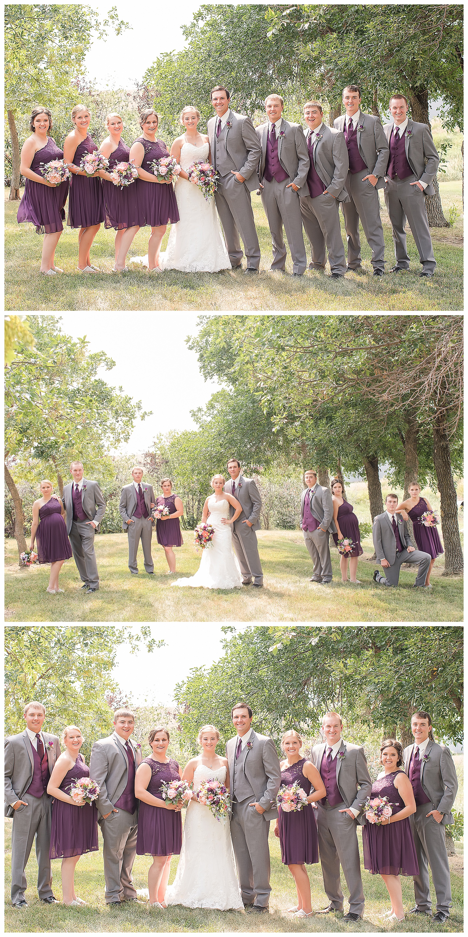 North Dakota Wedding Party Photos