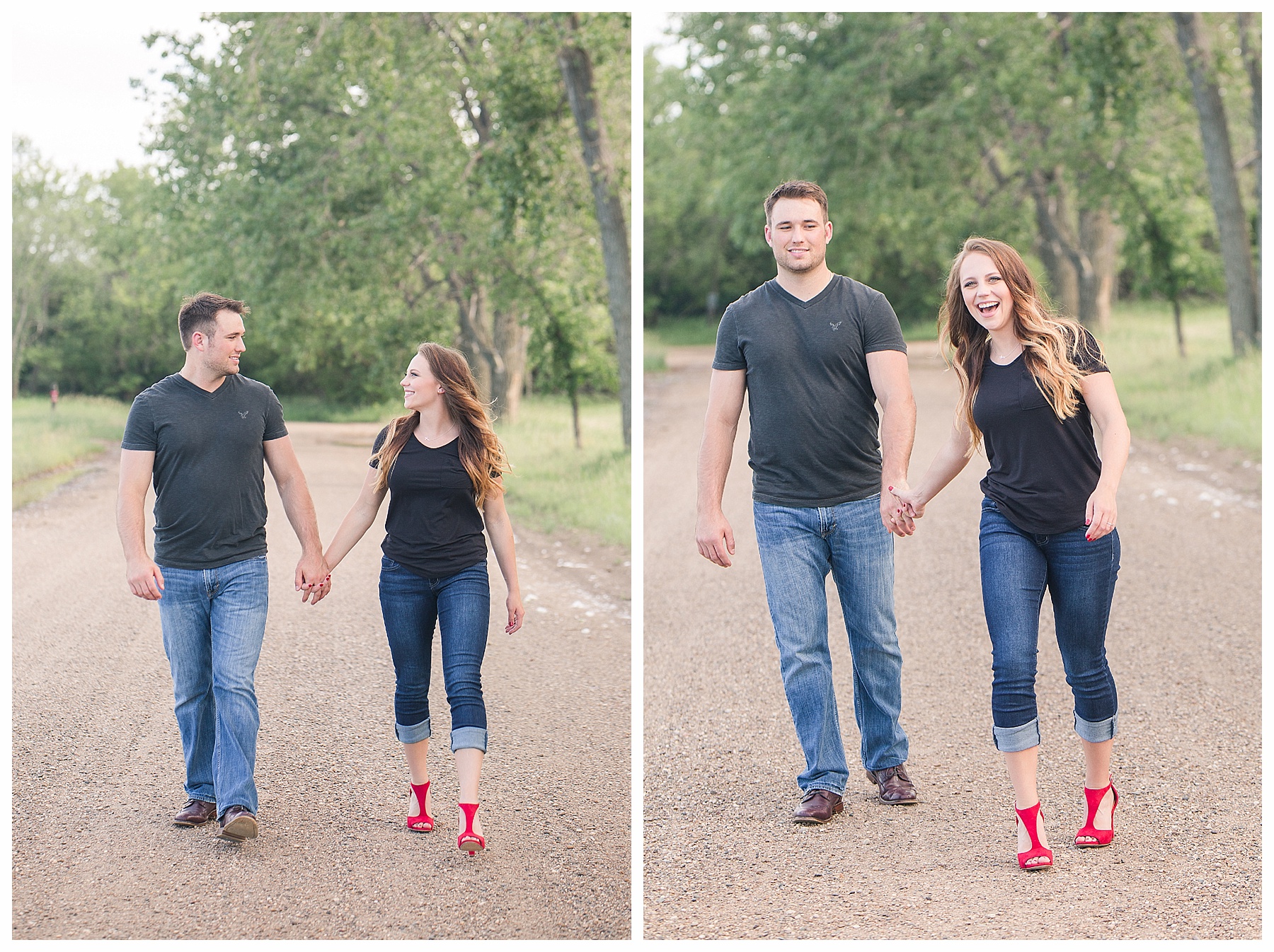 Fun engagement pictures