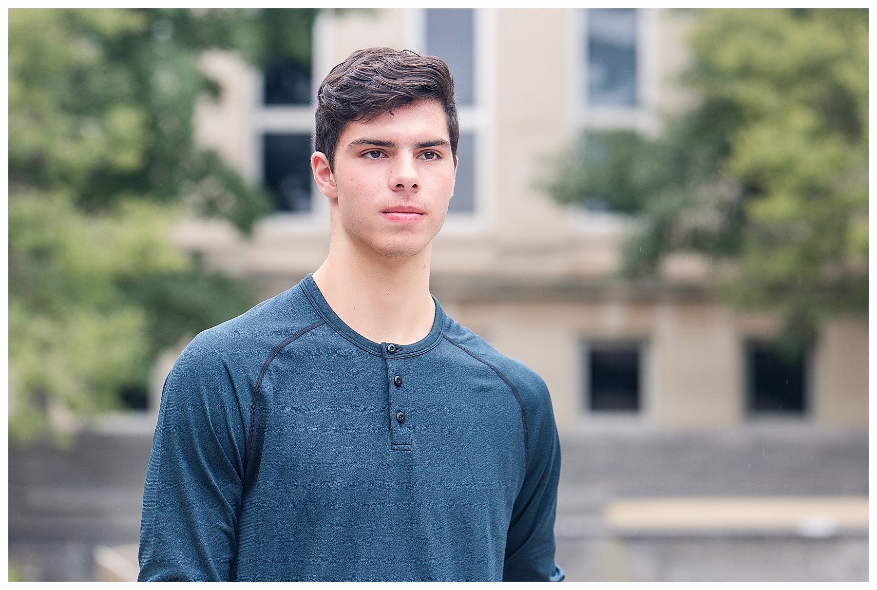 Senior pictures at Bismarck Heritage Center