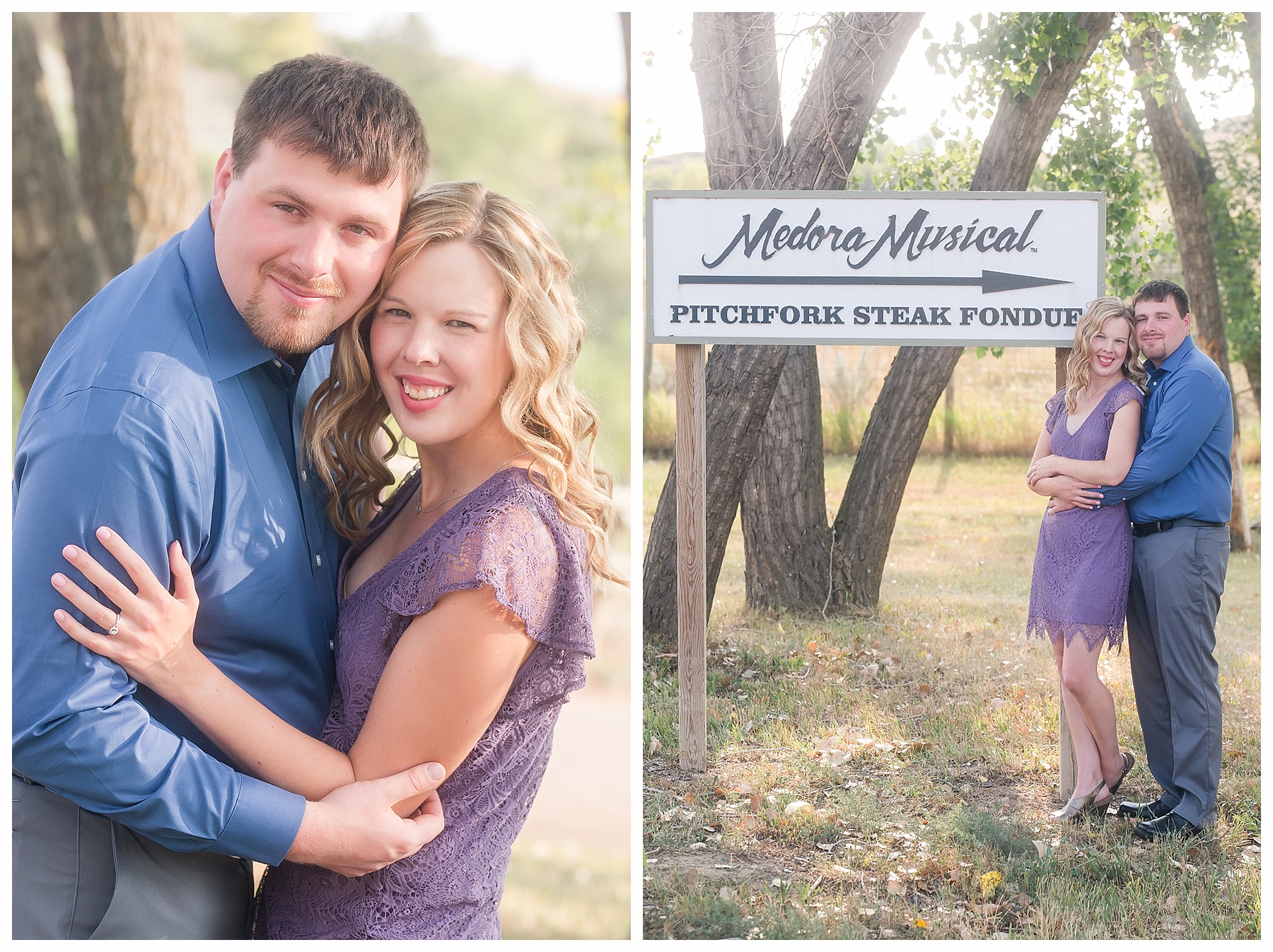 Engagement session Medora ND