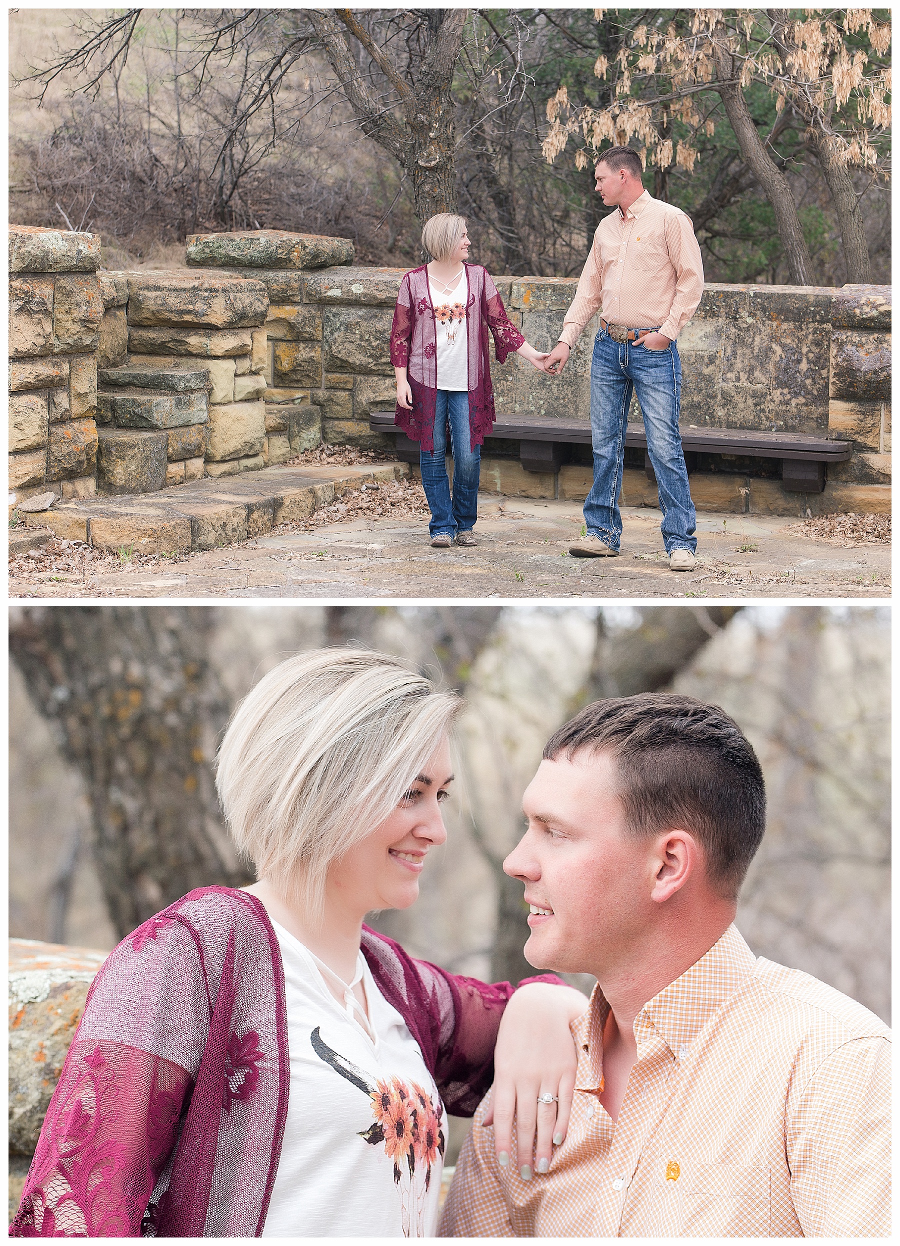 Medora Engagement Picture