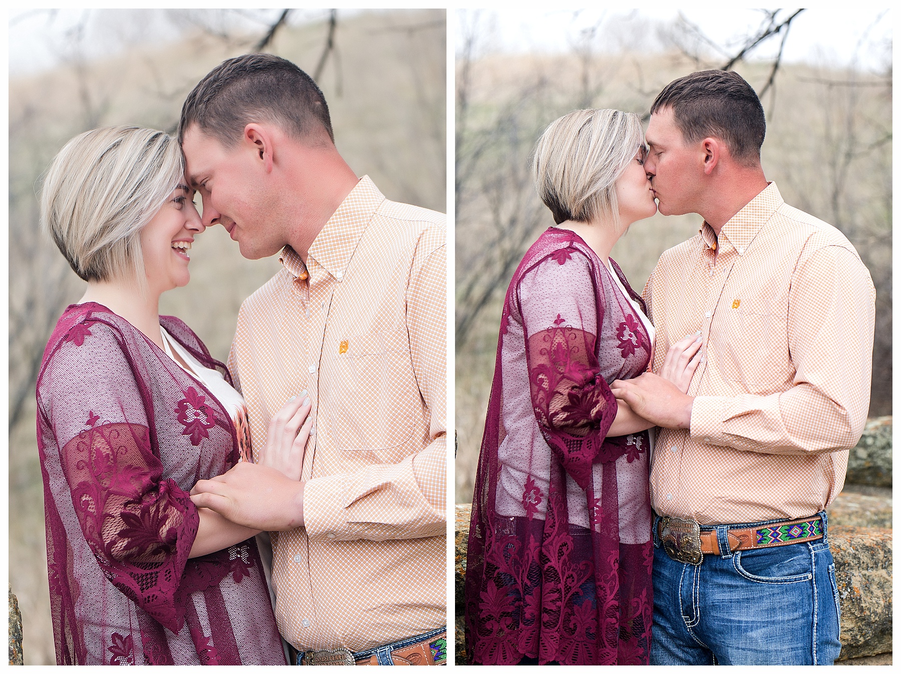 Medora Engagement Picture