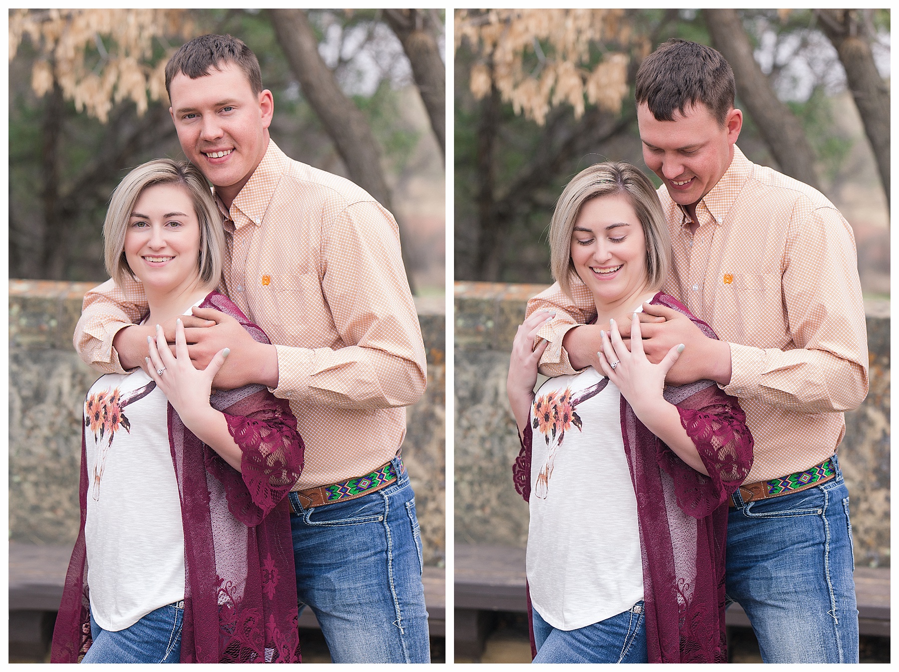 Medora Engagement Picture