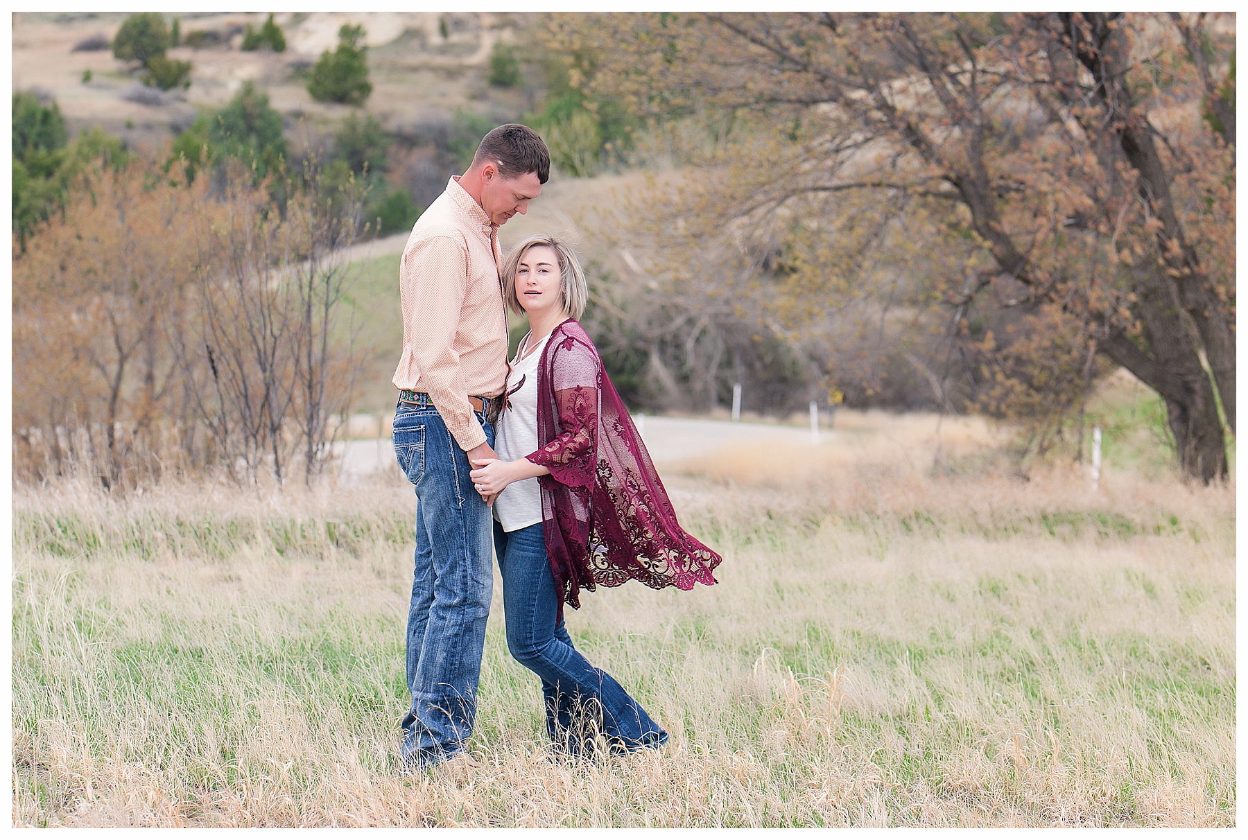 Medora Engagement Picture