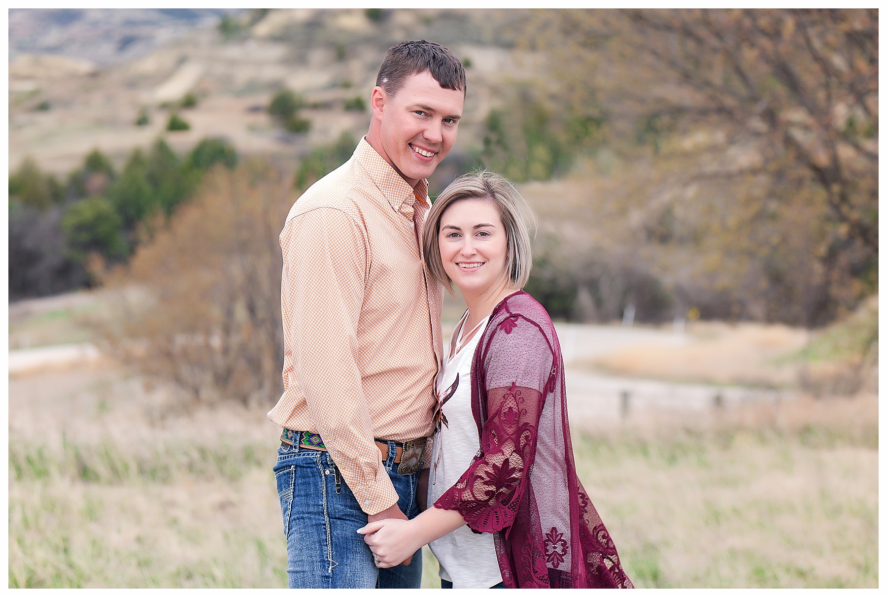 Medora Engagement Picture