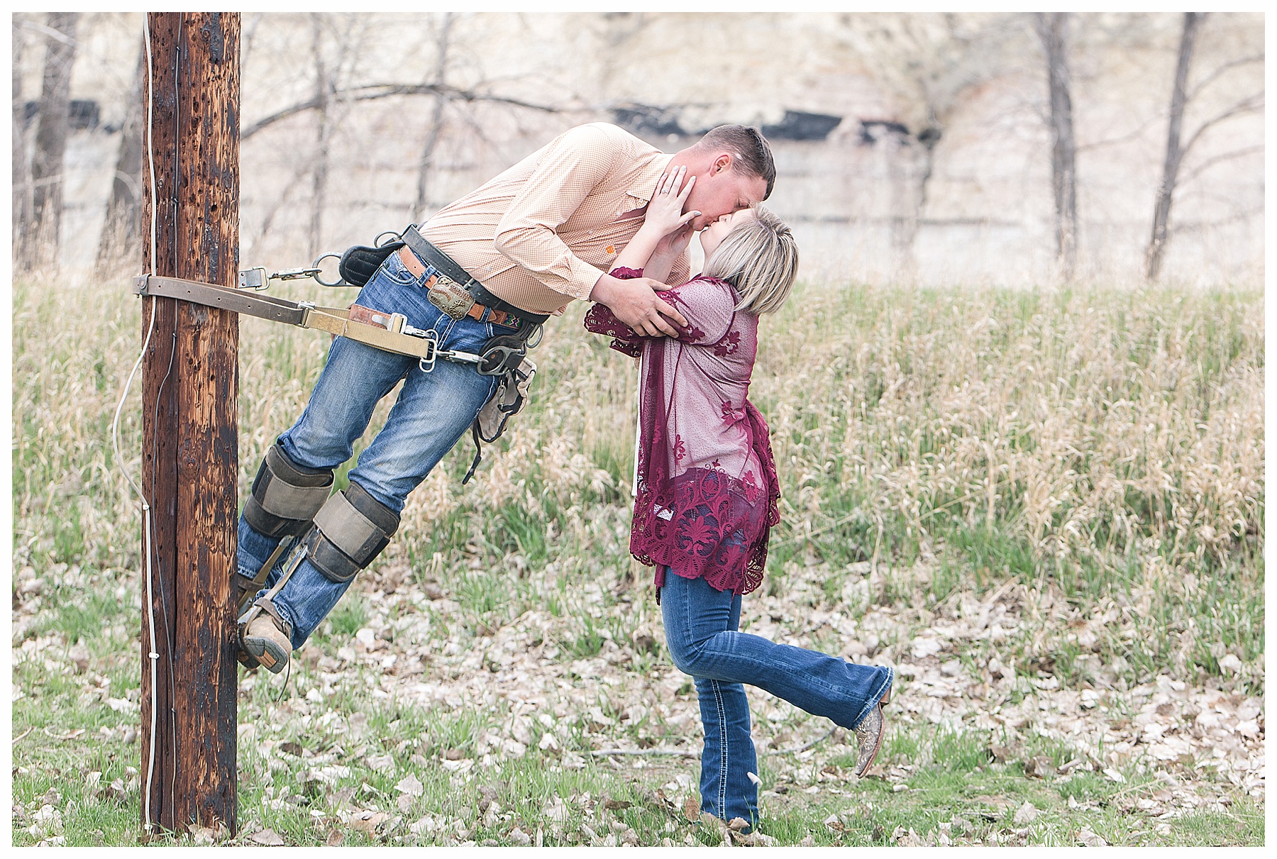 Medora Engagement Picture