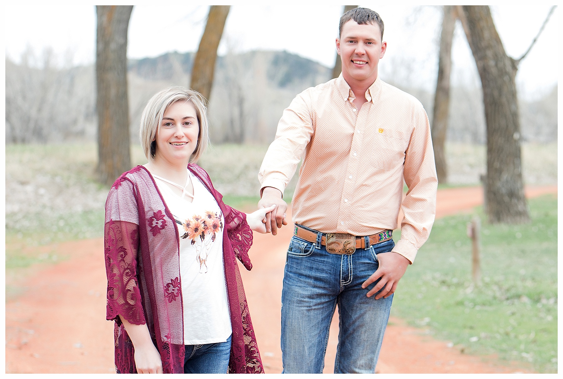 Medora Engagement Picture