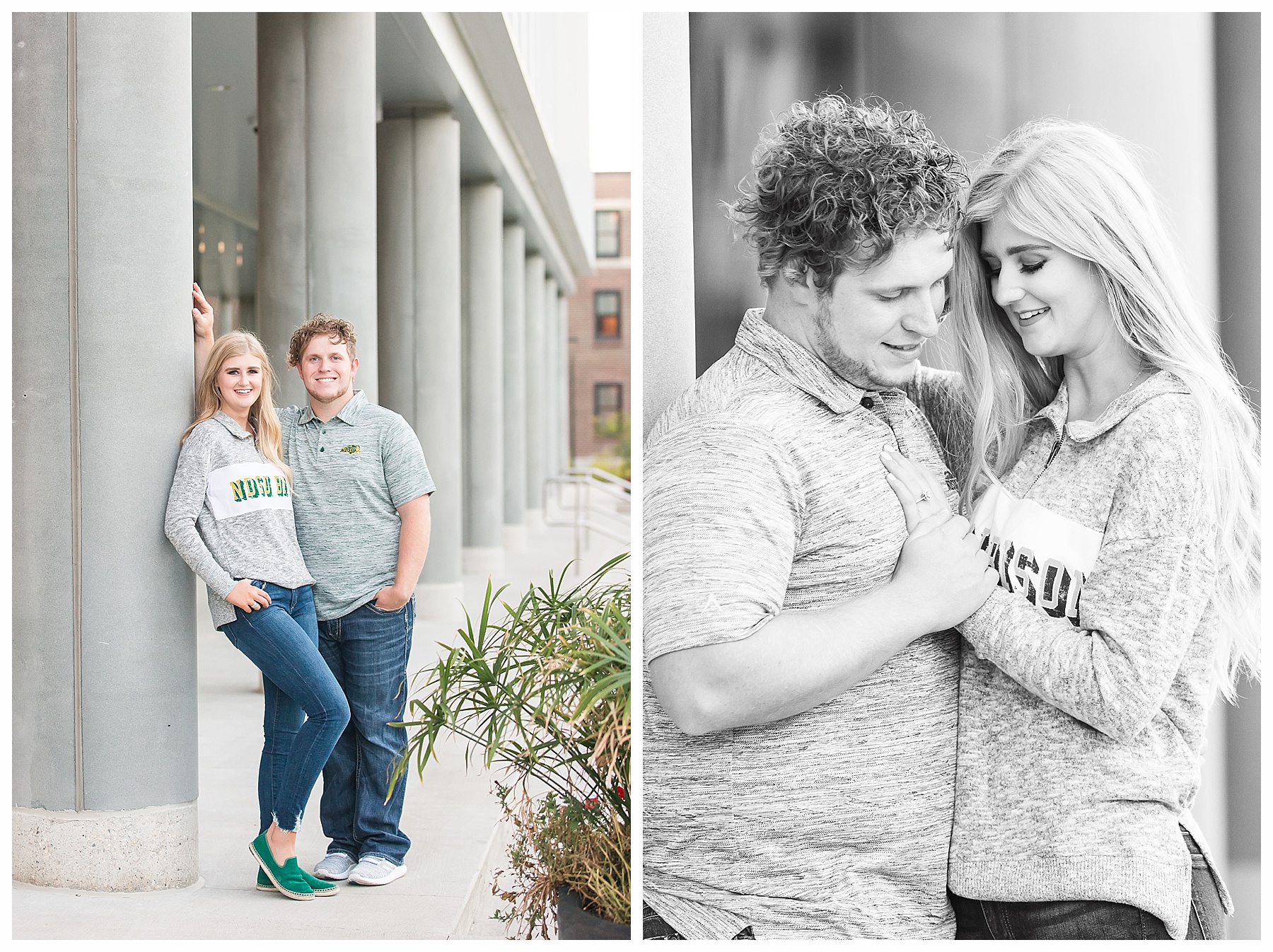 Engagement pictures in Fargo, ND