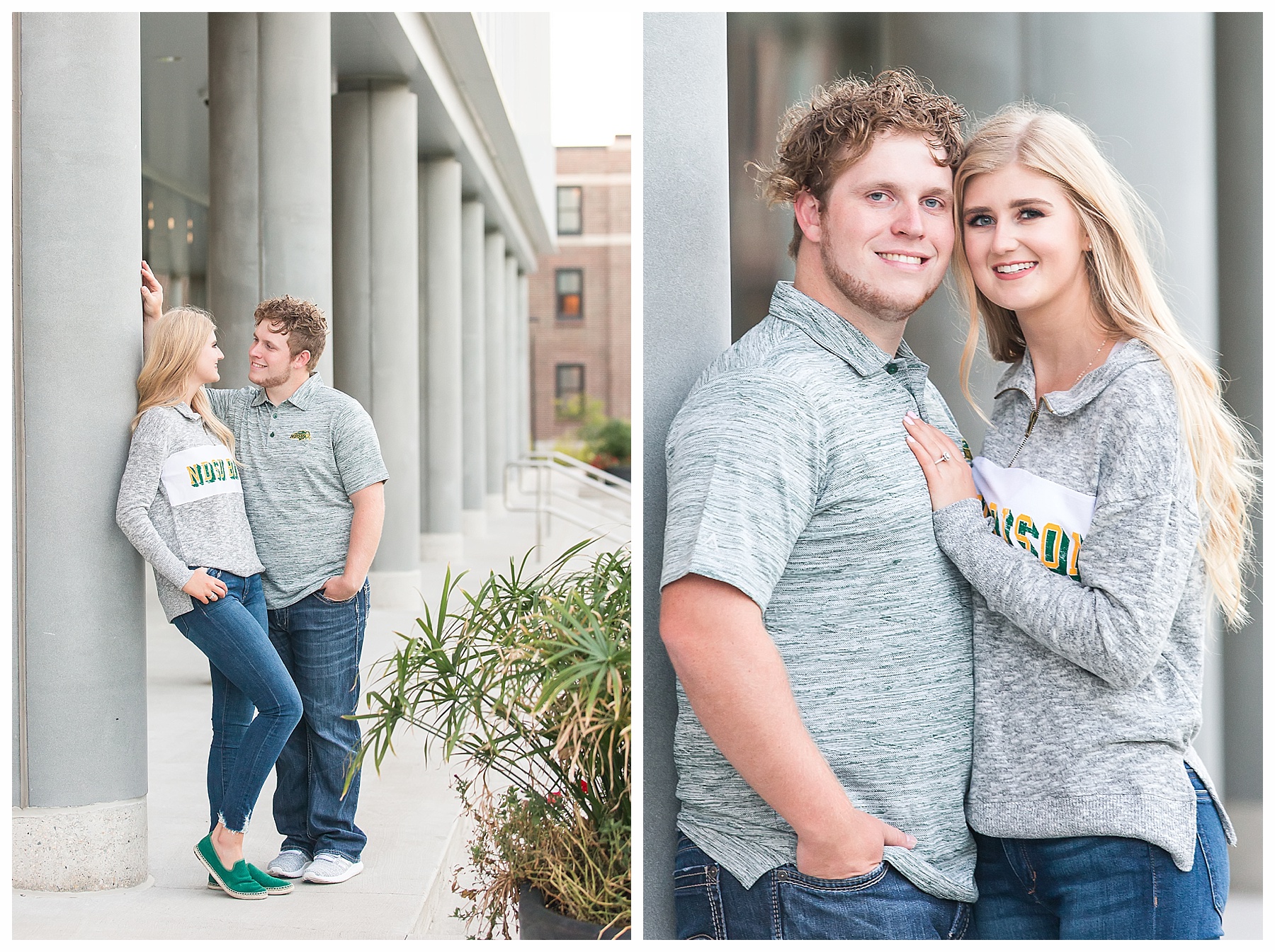 Engagement pictures in Fargo, ND