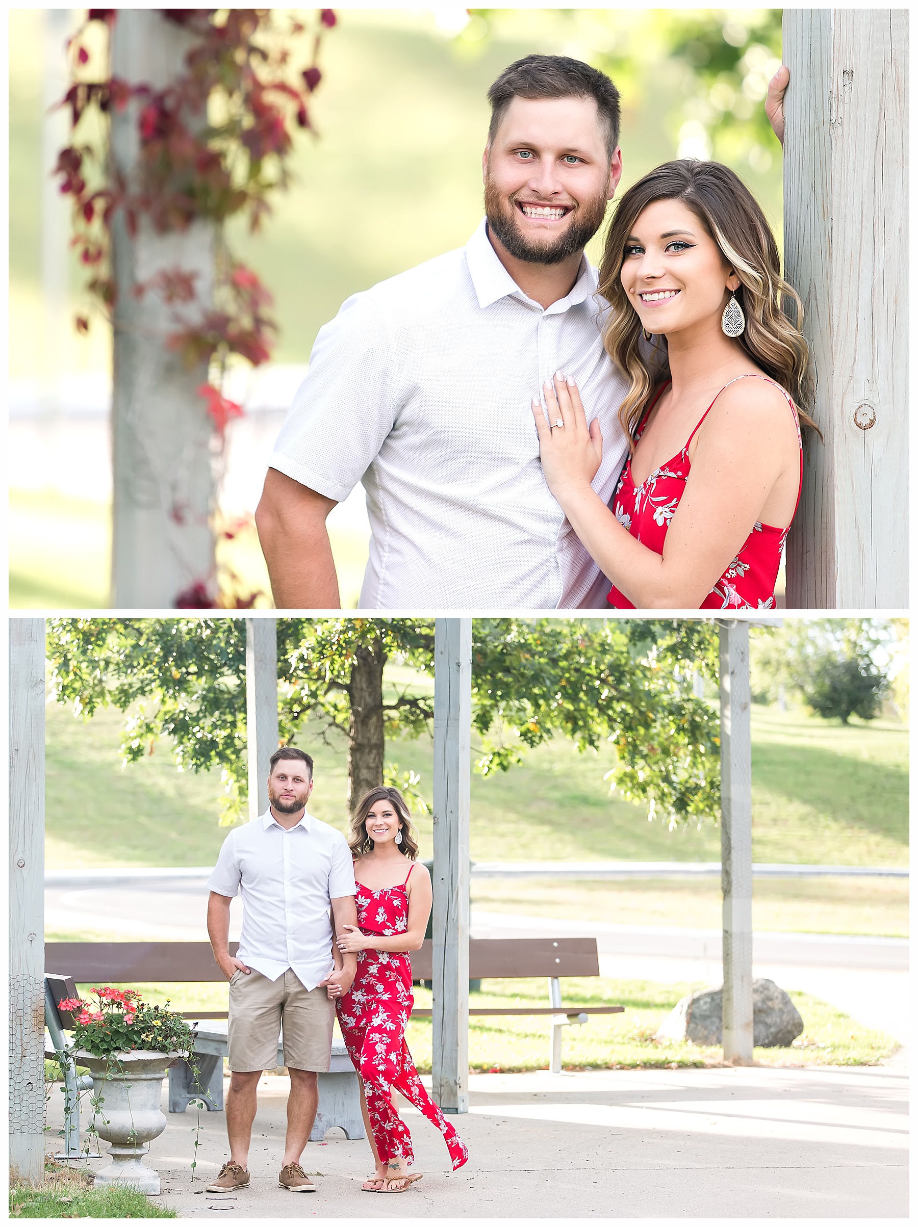 Engagement pictures in Bismarck North Dakota