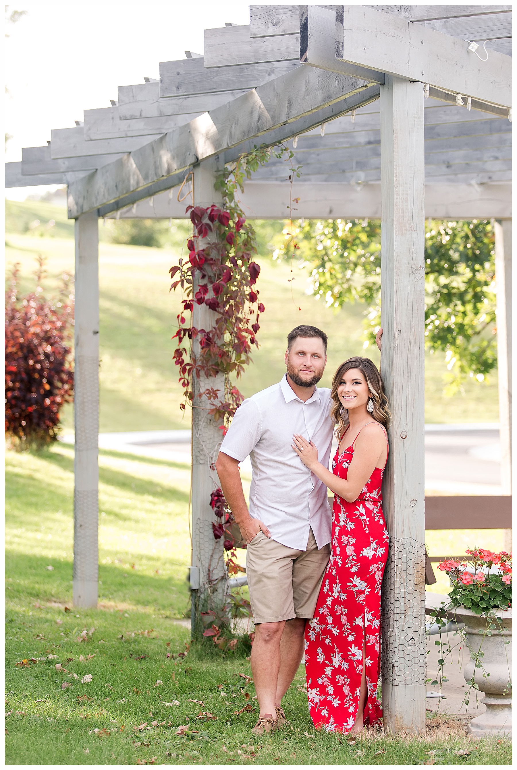 Fall engagement pictures in Bismarck North Dakota