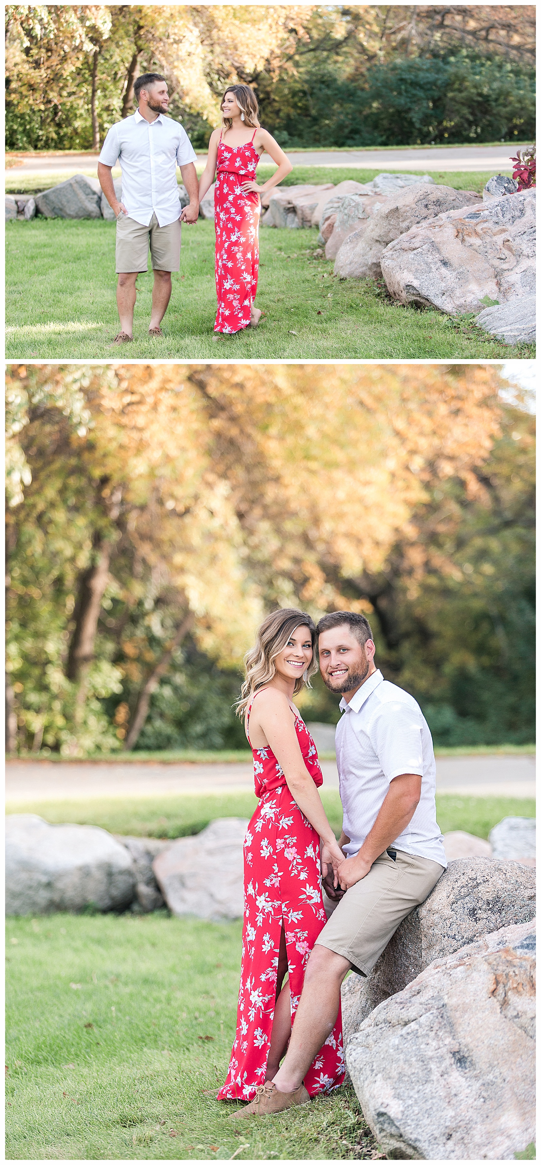 Engagement pictures in Bismarck North Dakota