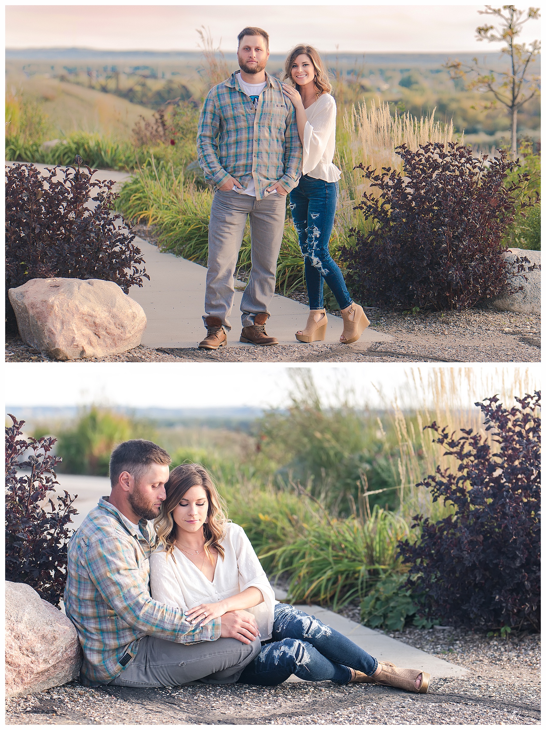  Engagement pictures in Bismarck North Dakota